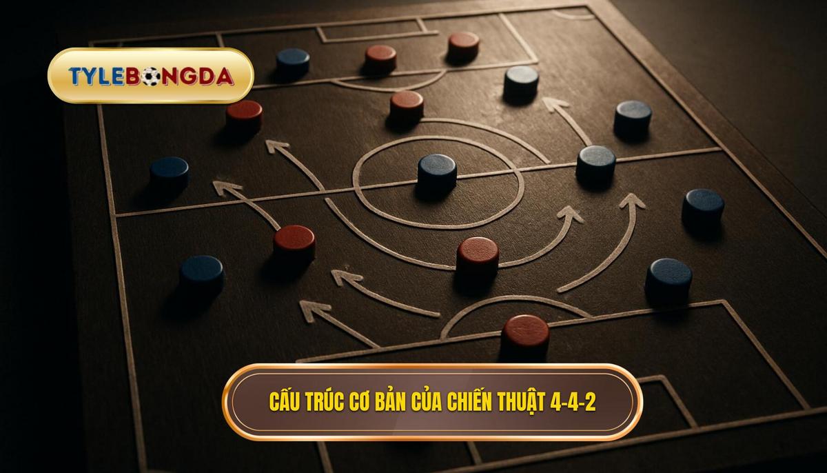 Sự ra đời và cấu trúc cơ bản của Chiến thuật 4-4-2 kim cương