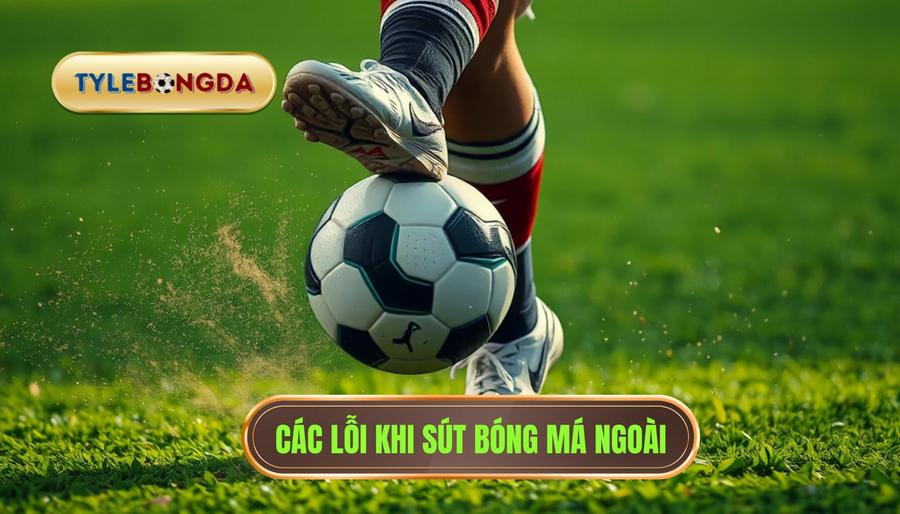 Các lỗi khi sút bóng má ngoài