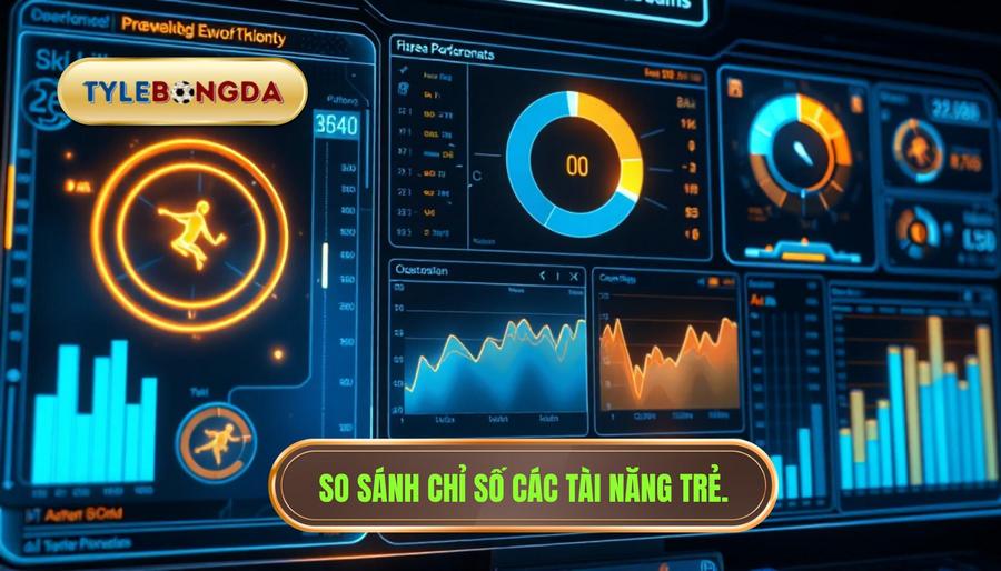 Bảng so sánh chỉ số của các tài năng trẻ hàng đầu